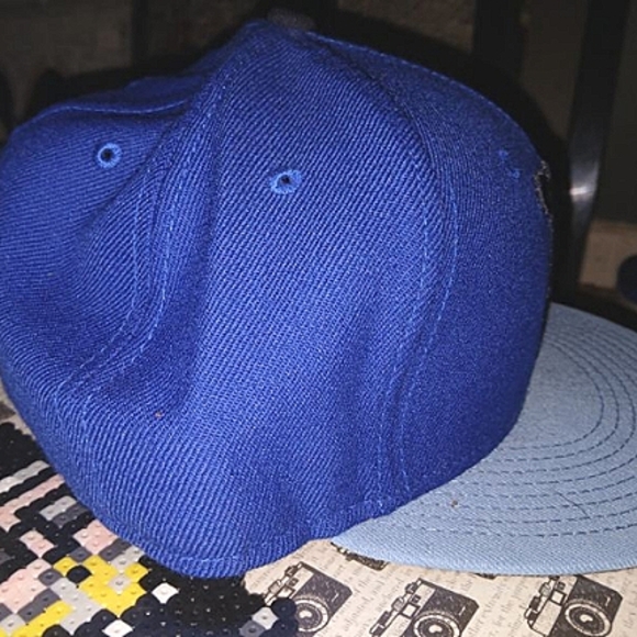 🍄😻 Tampa Bay Rays New Era 59Fifty Cap, Blue with Gray, 7 3/8" 😻🍄 - Picture 2 of 5